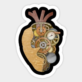 Steampunk At Heart Sticker